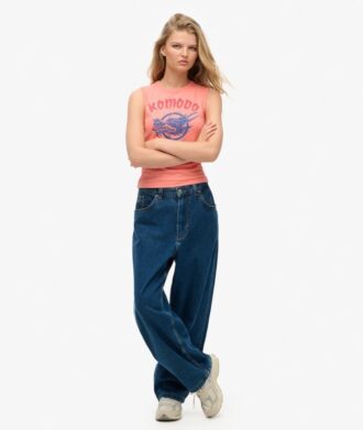 Superdry X Komodo Klasyczna kamizelka z motywem smoka