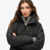 Superdługi Quilted płaszcz z podszewką Superdługi Quilted płaszcz z podszewką