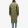 Superdługi Quilted płaszcz z podszewką Superdługi Quilted płaszcz z podszewką