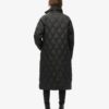 Superdługi Quilted płaszcz z podszewką Superdługi Quilted płaszcz z podszewką
