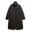 Superdługi Quilted płaszcz z podszewką Superdługi Quilted płaszcz z podszewką