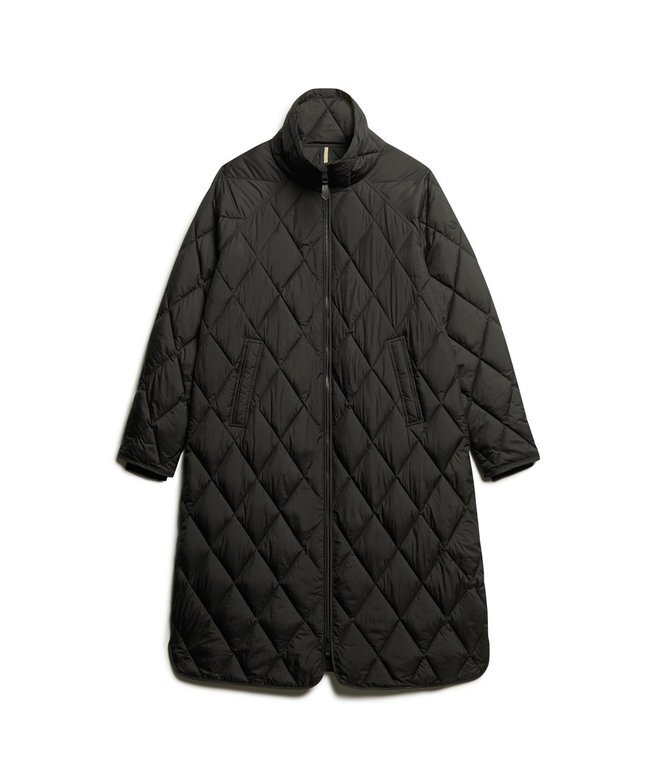 Superdługi Quilted płaszcz z podszewką Superdługi Quilted płaszcz z podszewką