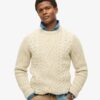 Sweter Jacob z dzianiny typu cable Sweter Jacob z dzianiny typu cable