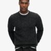 Sweter Jacob z dzianiny typu cable Sweter Jacob z dzianiny typu cable