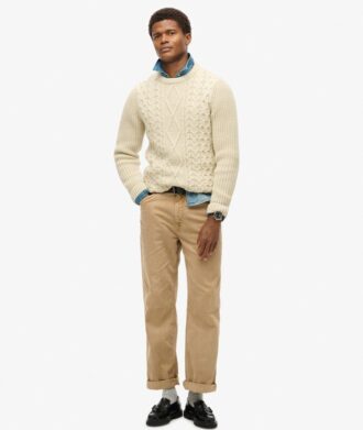 Sweter Jacob z dzianiny typu cable