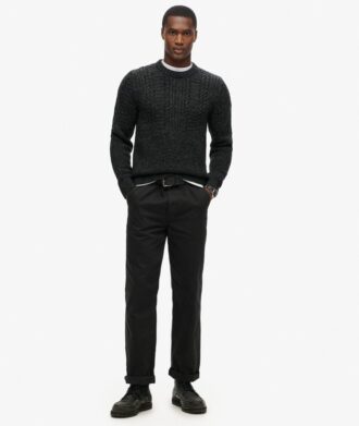 Sweter Jacob z dzianiny typu cable