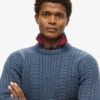 Sweter Jacob z dzianiny typu cable