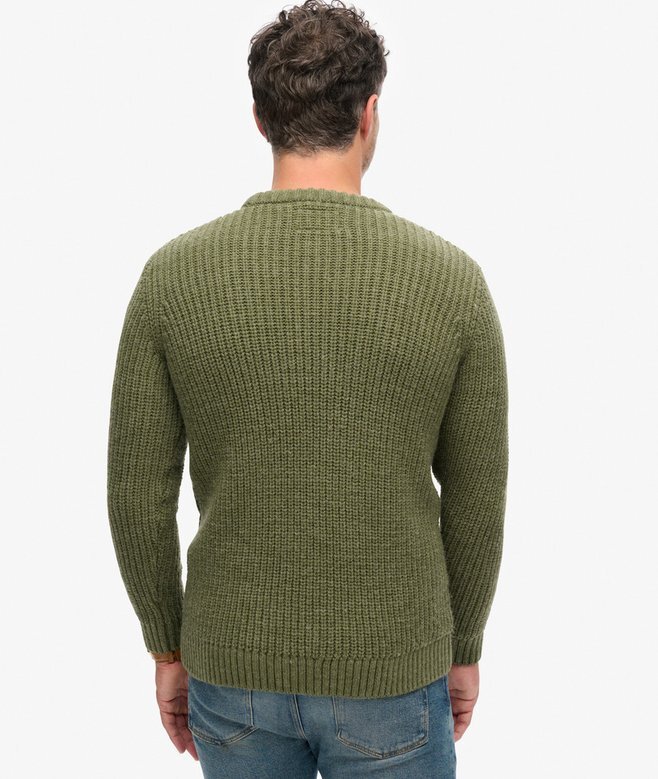 Sweter Jacob z dzianiny typu cable Sweter Jacob z dzianiny typu cable