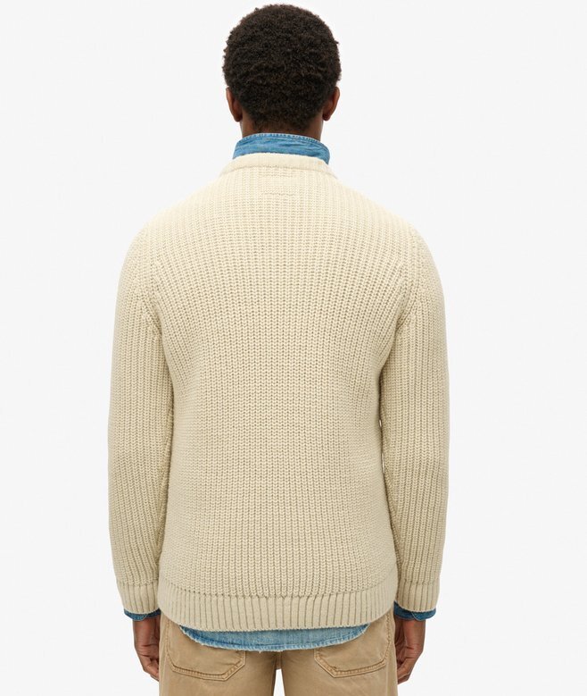 Sweter Jacob z dzianiny typu cable Sweter Jacob z dzianiny typu cable