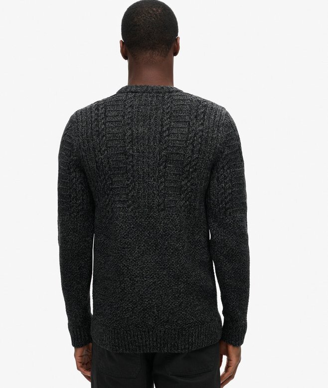 Sweter Jacob z dzianiny typu cable Sweter Jacob z dzianiny typu cable