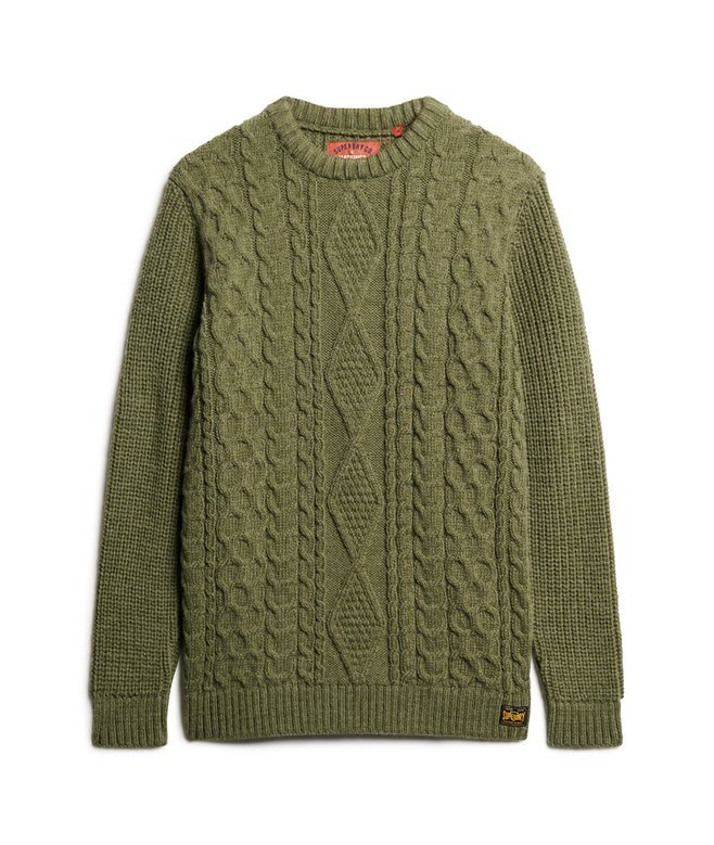 Sweter Jacob z dzianiny typu cable Sweter Jacob z dzianiny typu cable