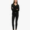Sweter oversize z dekoltem w serek