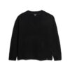 Sweter oversize z dekoltem w serek