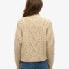 Sweter polo z dzianiny typu Aran Sweter polo z dzianiny typu Aran