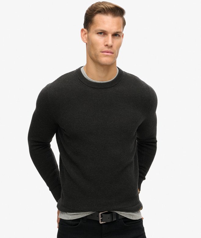 Sweter z dzianiny o fakturze Sweter z dzianiny o fakturze