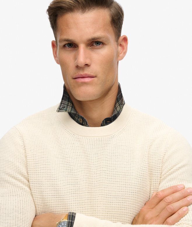 Sweter z dzianiny o fakturze Sweter z dzianiny o fakturze