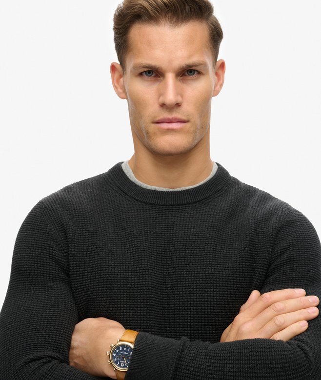 Sweter z dzianiny o fakturze Sweter z dzianiny o fakturze