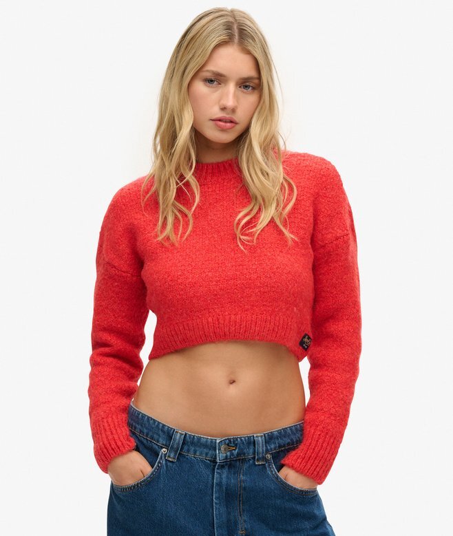 Sweter z dzianiny o fakturze Vintage Sweter z dzianiny o fakturze Vintage
