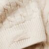 Sweter z dzianiny warkoczowej z dekoltem w serek w stylu oversize Sweter z dzianiny warkoczowej z dekoltem w serek w stylu oversize