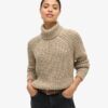 Sweter z golfem o luźnym splocie Sweter z golfem o luźnym splocie