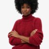 Sweter z golfem o luźnym splocie Sweter z golfem o luźnym splocie