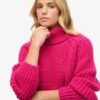 Sweter z golfem o luźnym splocie Sweter z golfem o luźnym splocie