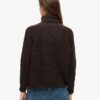 Sweter z golfem o luźnym splocie