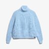 Sweter z golfem o luźnym splocie Sweter z golfem o luźnym splocie