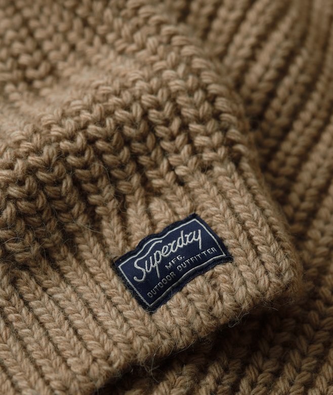 Sweter z golfem o luźnym splocie Sweter z golfem o luźnym splocie
