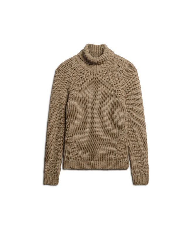 Sweter z golfem o luźnym splocie Sweter z golfem o luźnym splocie