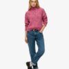 Sweter z golfem o splocie skręconym Sweter z golfem o splocie skręconym