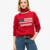 Sweter z golfem w stylu amerykańskim z dzianiny Sweter z golfem w stylu amerykańskim z dzianiny