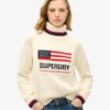 Sweter z golfem w stylu amerykańskim z dzianiny Sweter z golfem w stylu amerykańskim z dzianiny
