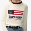 Sweter z golfem w stylu amerykańskim z dzianiny Sweter z golfem w stylu amerykańskim z dzianiny