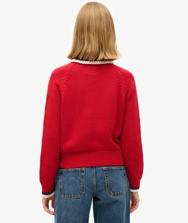 Sweter z golfem w stylu amerykańskim z dzianiny Sweter z golfem w stylu amerykańskim z dzianiny