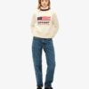 Sweter z golfem w stylu amerykańskim z dzianiny Sweter z golfem w stylu amerykańskim z dzianiny