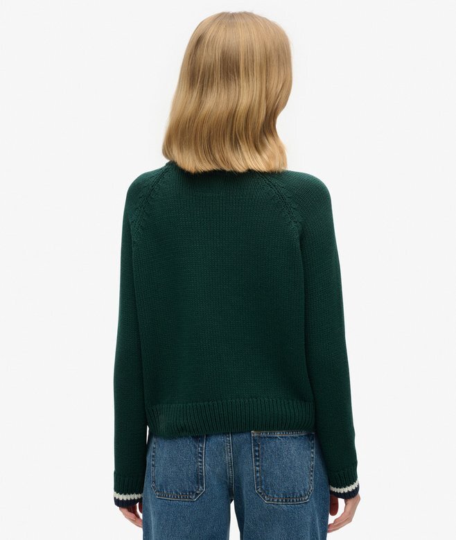 Sweter z golfem w stylu amerykańskim z dzianiny Sweter z golfem w stylu amerykańskim z dzianiny