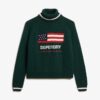Sweter z golfem w stylu amerykańskim z dzianiny Sweter z golfem w stylu amerykańskim z dzianiny