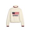Sweter z golfem w stylu amerykańskim z dzianiny Sweter z golfem w stylu amerykańskim z dzianiny