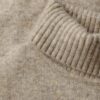 Sweter z golfem ze szczotkowanej dzianiny Sweter z golfem ze szczotkowanej dzianiny