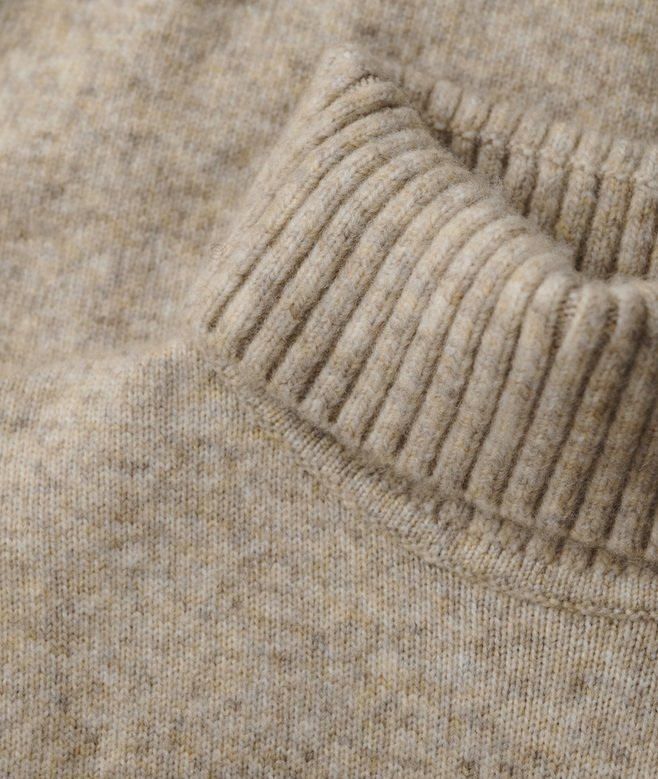 Sweter z golfem ze szczotkowanej dzianiny Sweter z golfem ze szczotkowanej dzianiny