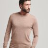 Sweter z okrągłym dekoltem z wełny merynosowej Sweter z okrągłym dekoltem z wełny merynosowej