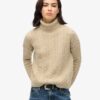 Sweter z opadającymi ramionami i golfem Sweter z opadającymi ramionami i golfem