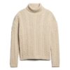 Sweter z opadającymi ramionami i golfem Sweter z opadającymi ramionami i golfem