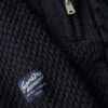 Sweter z półsuwakiem Vintage Jacob Cable Knit Dzianina Sweter z półsuwakiem Vintage Jacob Cable Knit Dzianina