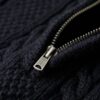 Sweter z półsuwakiem Vintage Jacob Cable Knit Dzianina Sweter z półsuwakiem Vintage Jacob Cable Knit Dzianina