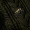 Sweter z półsuwakiem Vintage Jacob Cable Knit Dzianina Sweter z półsuwakiem Vintage Jacob Cable Knit Dzianina
