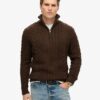 Sweter z półsuwakiem Vintage Jacob z dzianiny typu cable knit Sweter z półsuwakiem Vintage Jacob z dzianiny typu cable knit