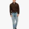 Sweter z półsuwakiem Vintage Jacob z dzianiny typu cable knit Sweter z półsuwakiem Vintage Jacob z dzianiny typu cable knit