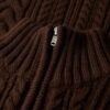 Sweter z półsuwakiem Vintage Jacob z dzianiny typu cable knit Sweter z półsuwakiem Vintage Jacob z dzianiny typu cable knit
